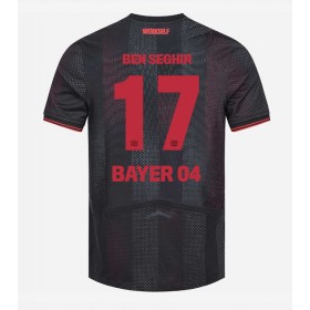 Bayer Leverkusen Eliesse Ben Seghir #17 Hemmakläder 2025-26 Kortärmad